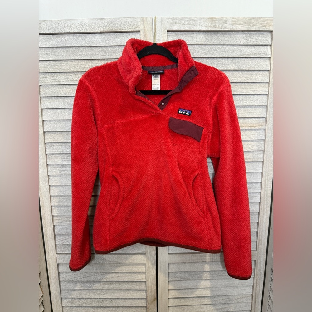 Patagonia Re-Tool Snap-T Red Fleece Women’s Size S